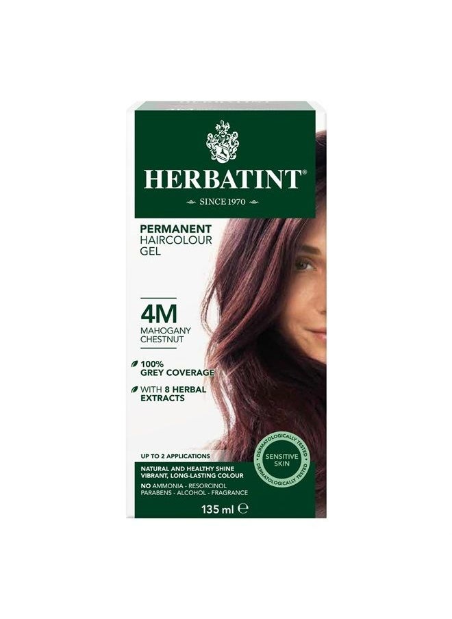 HERBATINT 4M Mahogany Chestnut Permanent Hair Colour, 4 OZ