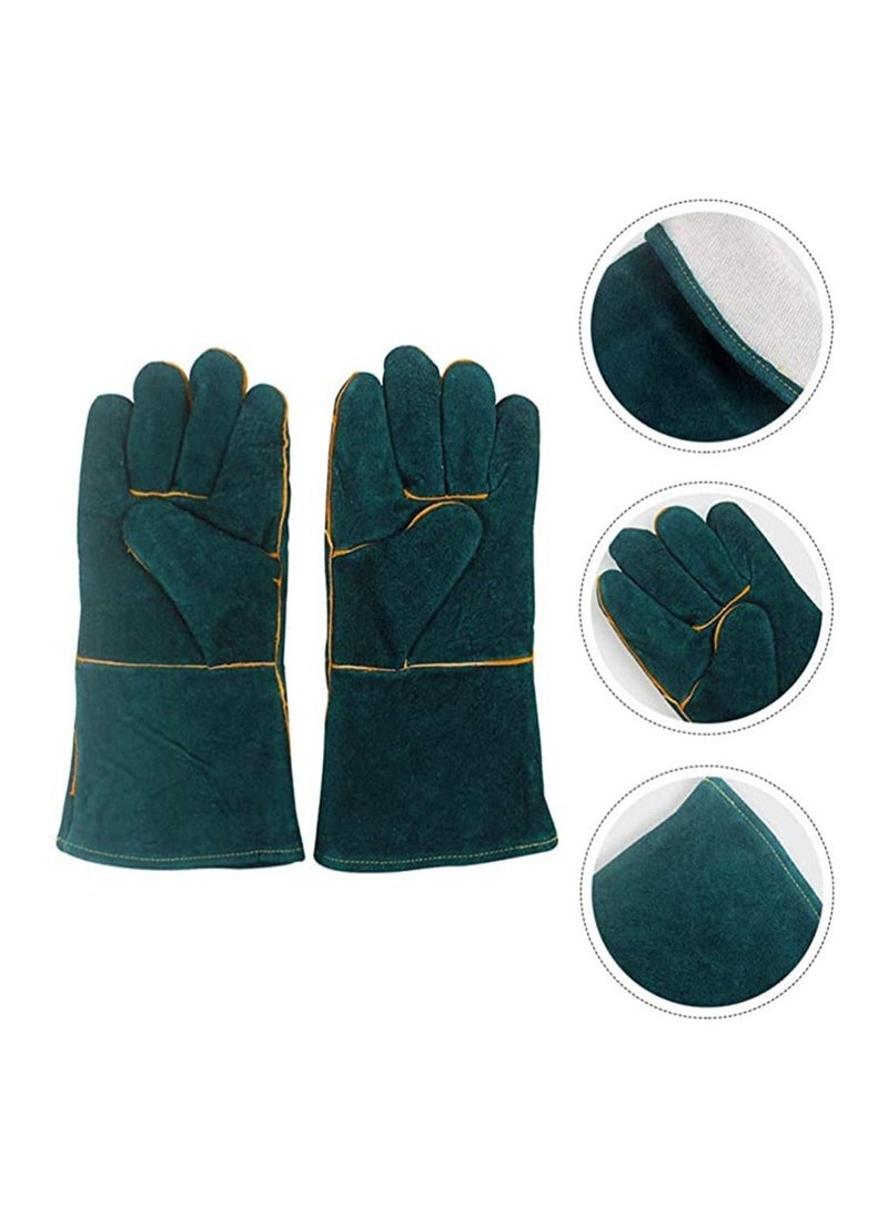 1 Pair Animal Handling Anti-bite Scratch Gloves for Reptile Pet Bite Resistant Protective Glove