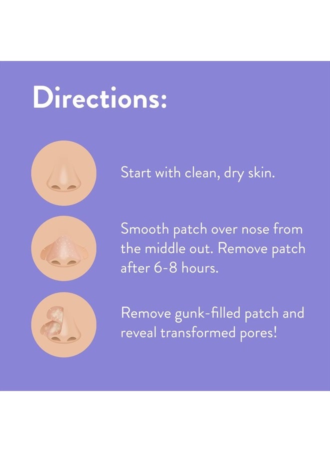 Nose Pore Patches | Medical-Grade Hydrocolloid | Targets Pores & Pimples | Absorbs Oil Overnight | Vegan | Cruelty-Free | Facial Skin Care Products | 7 Ct