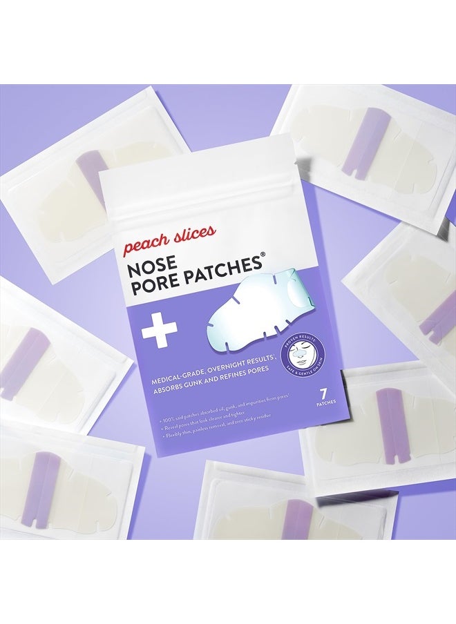 Nose Pore Patches | Medical-Grade Hydrocolloid | Targets Pores & Pimples | Absorbs Oil Overnight | Vegan | Cruelty-Free | Facial Skin Care Products | 7 Ct