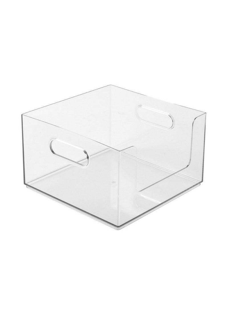 Storage Bin Clear 25.3 x 25.3 x 15.3 cm