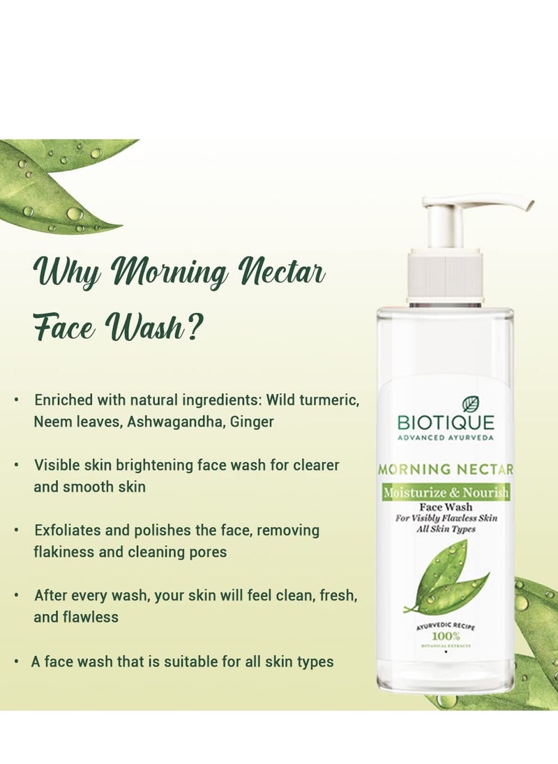 Biotique Bio Morning Nectar Visibly Whitening Scrub Wash, 200 ml