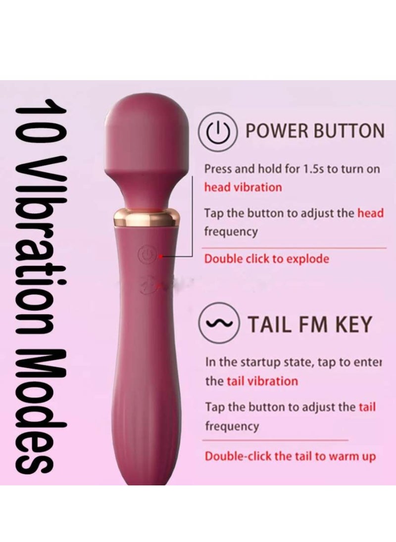 Upgraded Heating Handheld Wireless Deep Tissue Body Massager