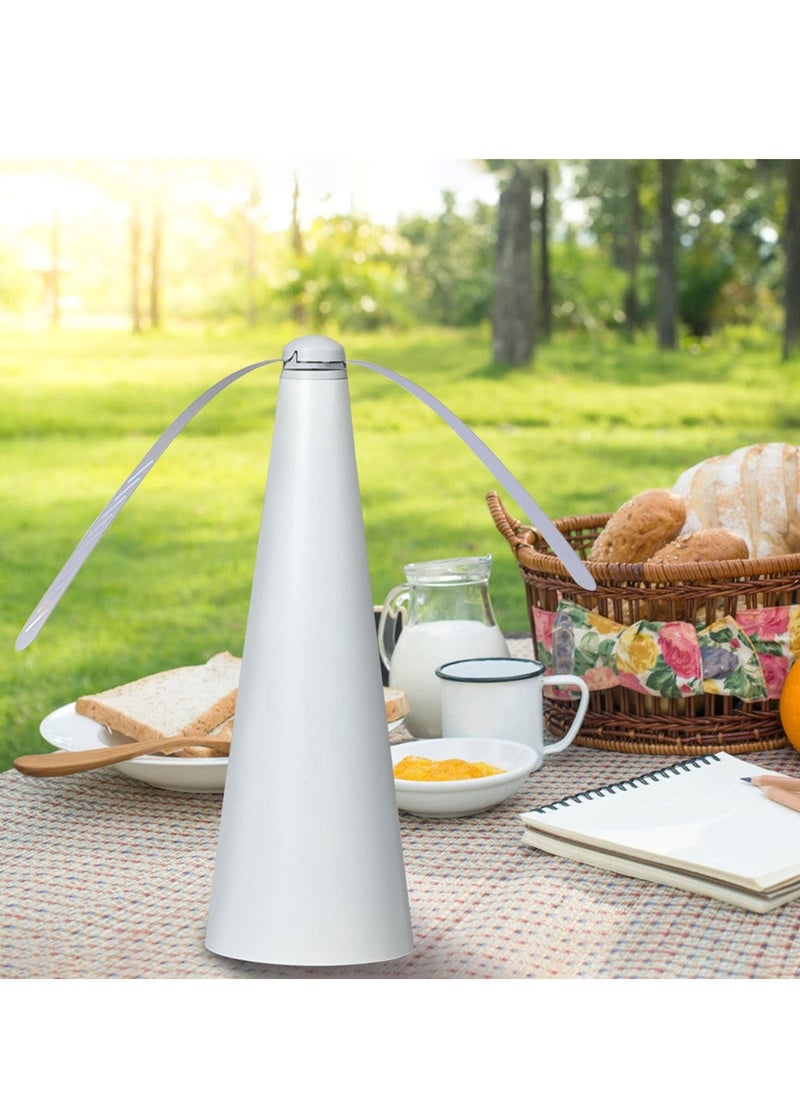 Repellent Fan, Portable Table Fly Lightweight, Durable and Odor-Free Keep Flies, Picnic for Indoor Bugs Away from Your Food Enjoy Outdoor Meal 3 piece