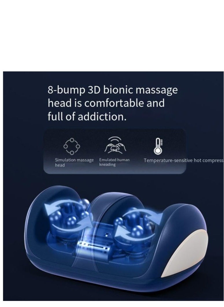 Foot and Calf Massager with Heat (Blue)