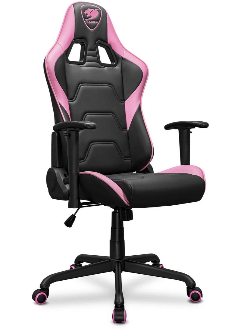 COUGAR Armor Elite Eva Gaming Chair, Premium PVC Leather, 2D Adjustable Armrest, Piston Lift Height Adjustment, Class 4 Gas Lift Cylinder, 160º Reclining, Up to 120 Kg Max Load, Eva | 3MELIPNB.0001