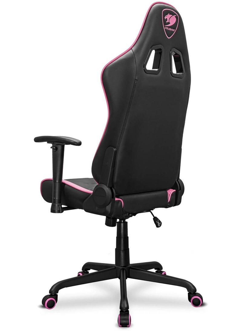 COUGAR Armor Elite Eva Gaming Chair, Premium PVC Leather, 2D Adjustable Armrest, Piston Lift Height Adjustment, Class 4 Gas Lift Cylinder, 160º Reclining, Up to 120 Kg Max Load, Eva | 3MELIPNB.0001