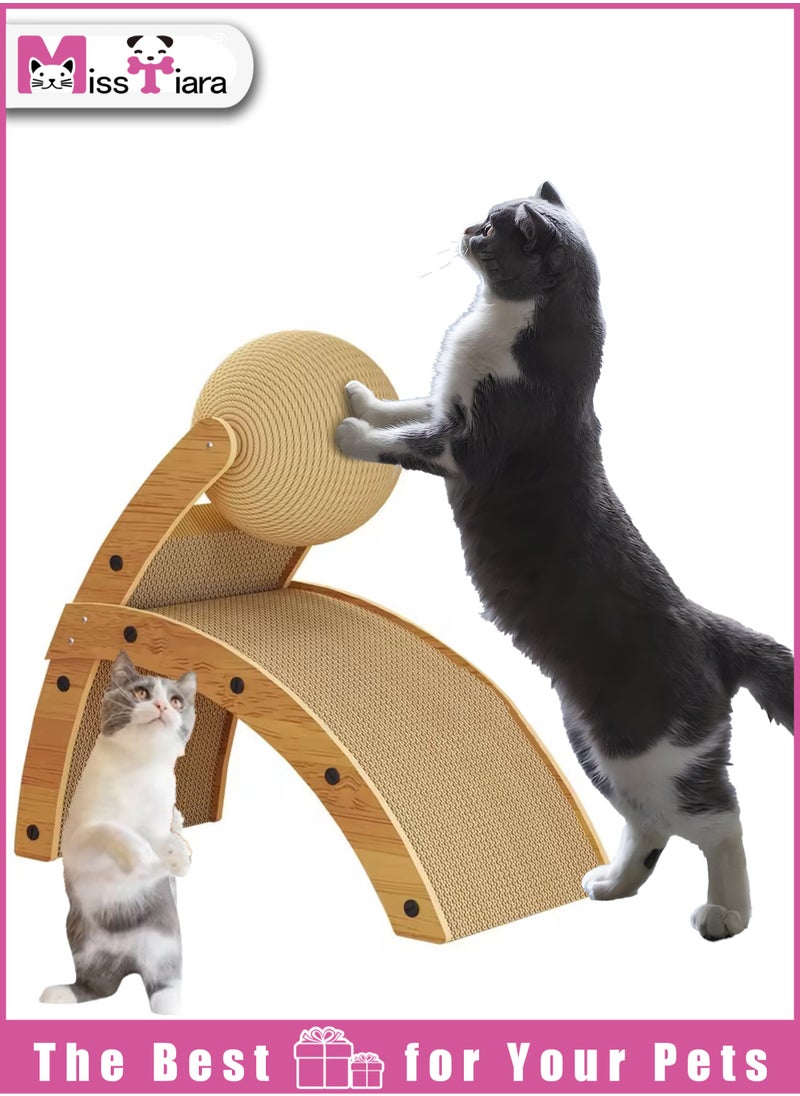 High Quality Cat Toy Durable Scratcher R Shaped Cat Scratching Cardboard Pad Cat Scratch Board