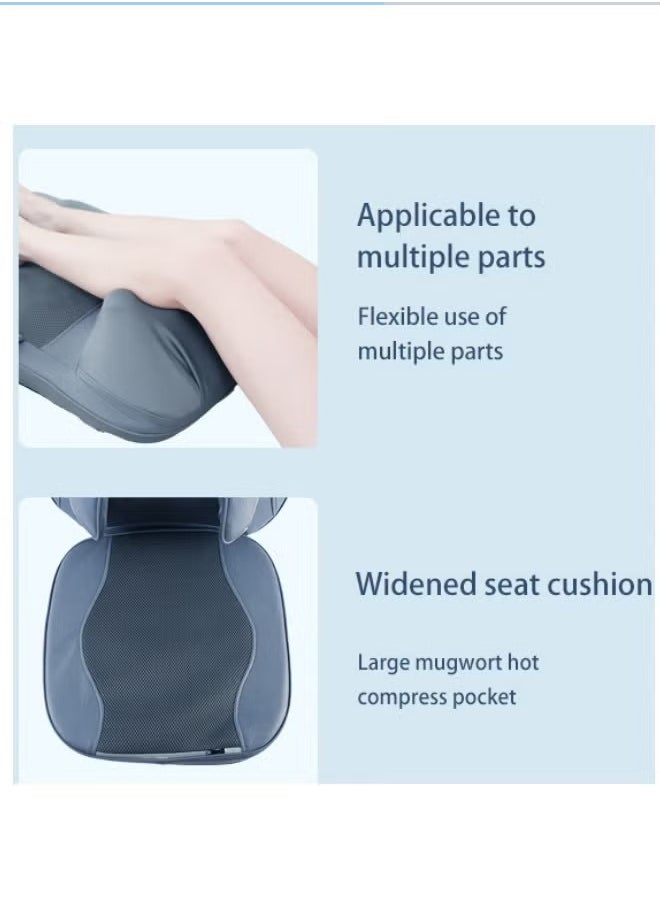 Body Massager with Heat Deep Kneading Back Massage Chair Pad with Adjustable Intensity Shiatsu Chair Massager to Relax Full Body Muscle