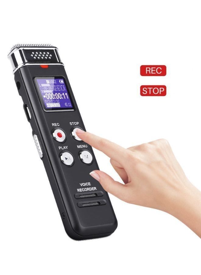 32GB Digital Voice Recorder Voice Activated Recorder with Playback - Upgraded Small Tape Recorder for Lectures, Meetings, Interviews, Mini Audio Recorder USB Charge, MP3