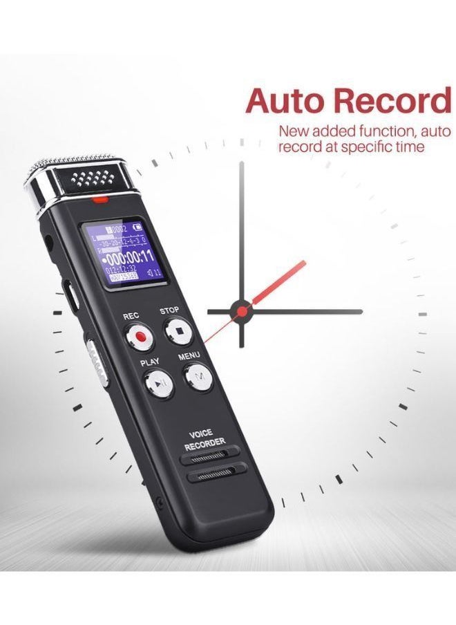 32GB Digital Voice Recorder Voice Activated Recorder with Playback - Upgraded Small Tape Recorder for Lectures, Meetings, Interviews, Mini Audio Recorder USB Charge, MP3