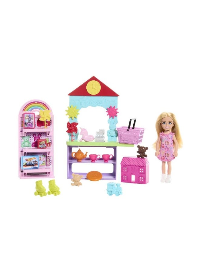 Barbie Chelsea Can Be Toy Store Playset with 15 Accessories