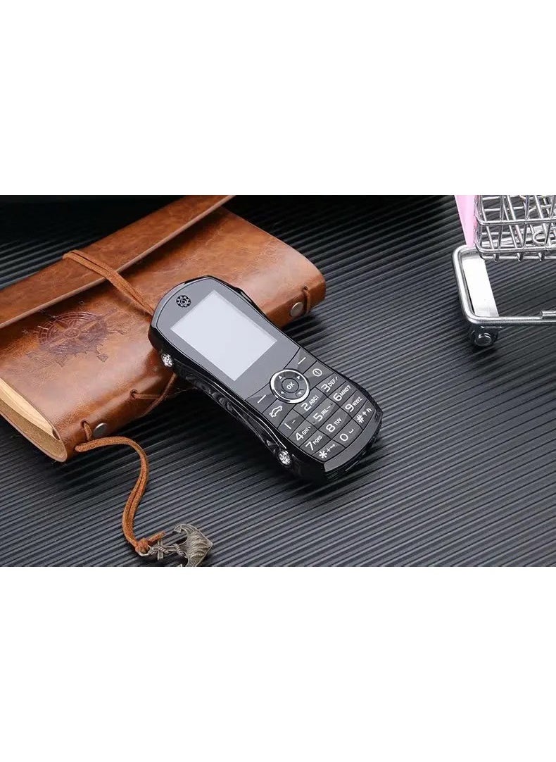 Custom Car Shape Cellphone F1 - Dual SIM, 1000mAh Battery, LED Light, Cute Compact Phone