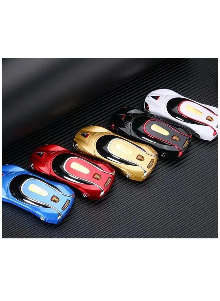 Custom Car Shape Cellphone F1 - Dual SIM, 1000mAh Battery, LED Light, Cute Compact Phone