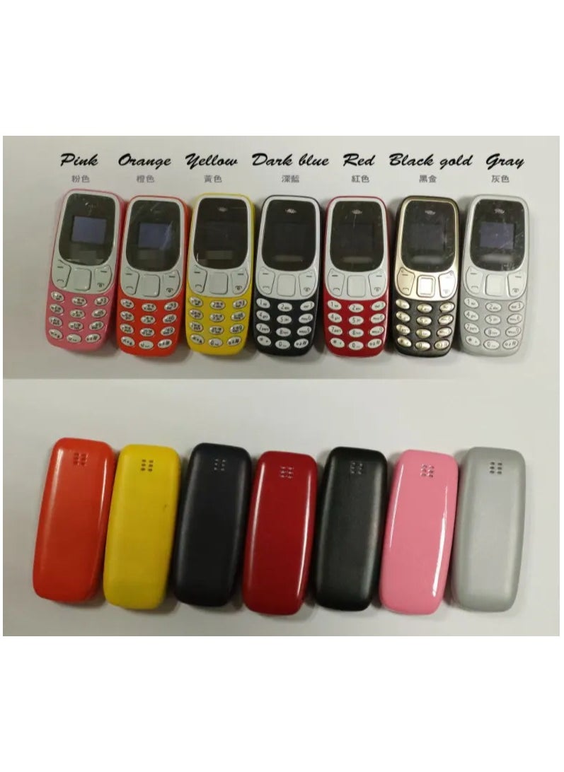 Mini Portable GSM Dual SIM Micro Mobile Cell Phone with Bluetooth Headset - Compact and Lightweight Design