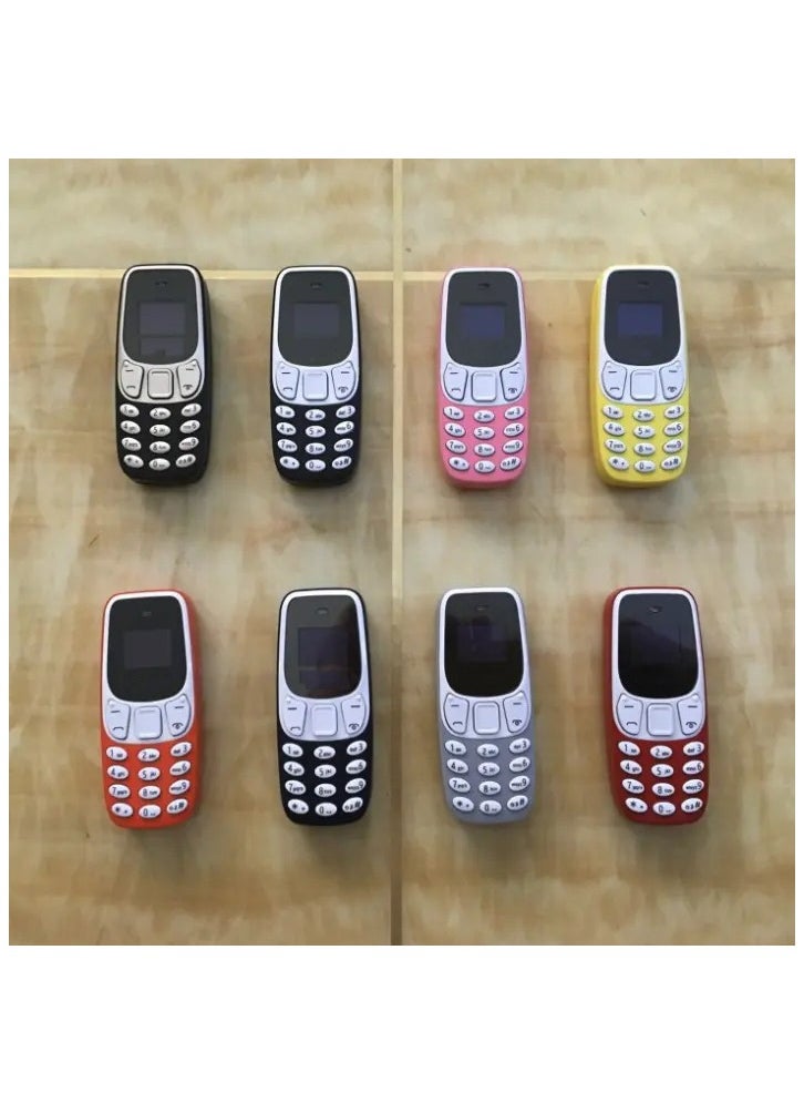 Mini Portable GSM Dual SIM Micro Mobile Cell Phone with Bluetooth Headset - Compact and Lightweight Design