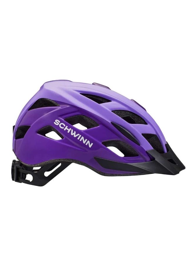 Dash Youth Bike Helmet (52-56 Cm, Purple)