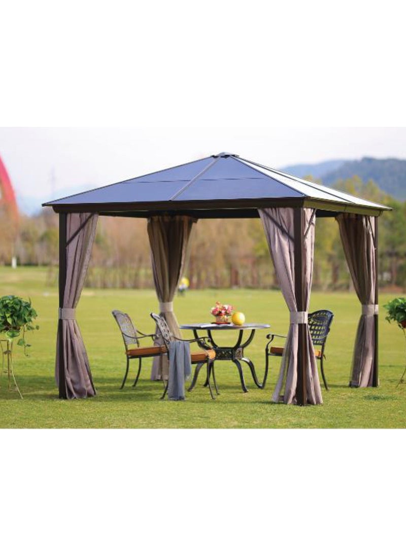 3X3M FIBER TOP ALUMINIUM GAZEBO