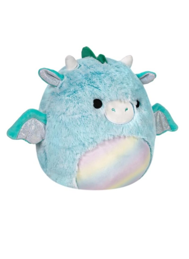 Squishmallow Lorelai Teal Dragon 12 Inches