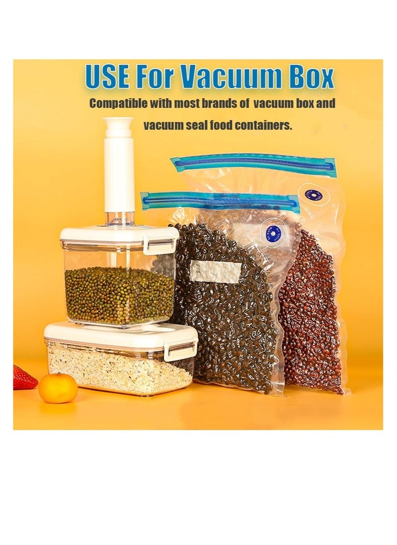 Vacuum Sealer Machine, Handheld Vacuum Pump, Hand Pump for Sous Vide Bags, for Vacuum Food, Furits Storage and Preservation