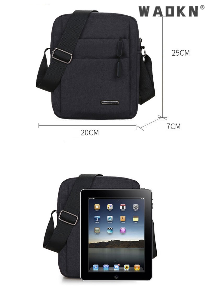 Sling Crossbody Bag Small Shoulder Backpack for Men Chest Bags Casual Daypack for Business Travel Cycling ,Teens' Casual Bag for Outdoor Sports, Travel, Camping,Daily Outing (Black)