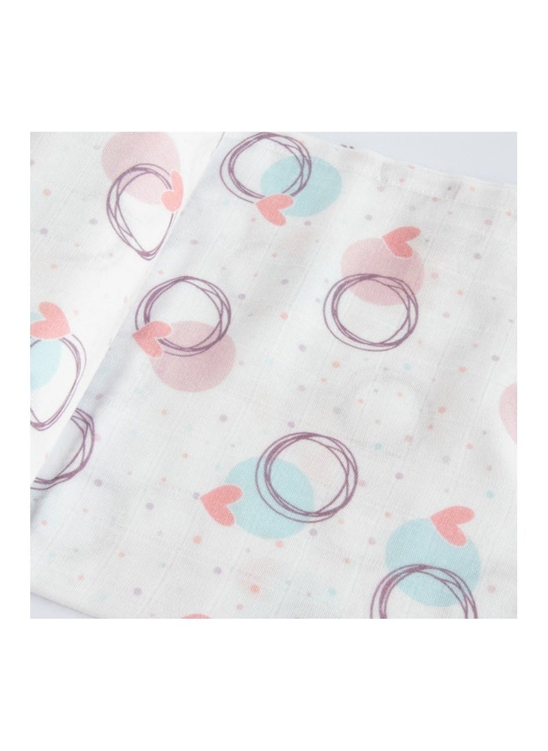 Yellow Doodle Organic Luxury Swaddle -  Circle Of Love