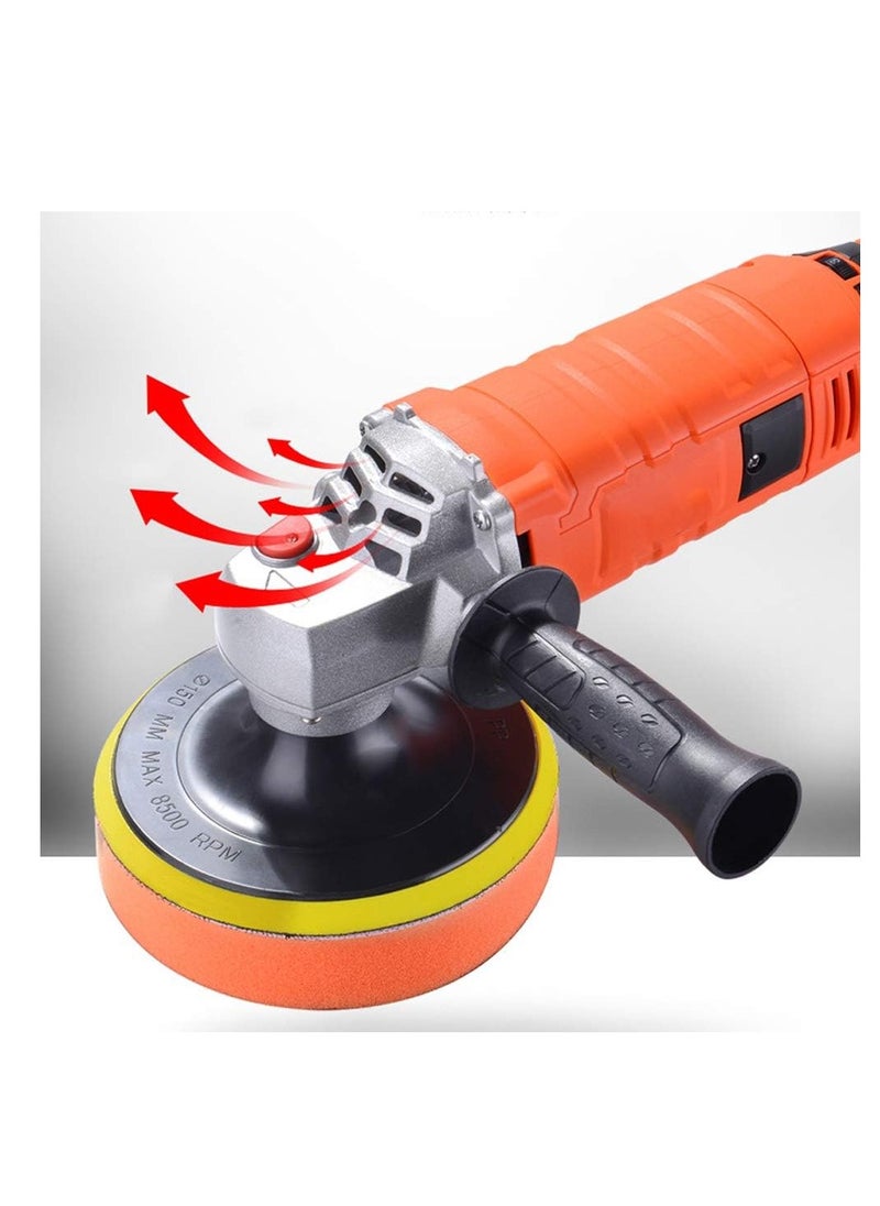 1580W 220V Adjustable Speed Car Electric Polisher Waxing Machine Automobile Furniture Polishing Tool