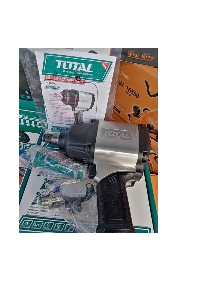 Total Air Impact Wrench TAT40342, 3/4