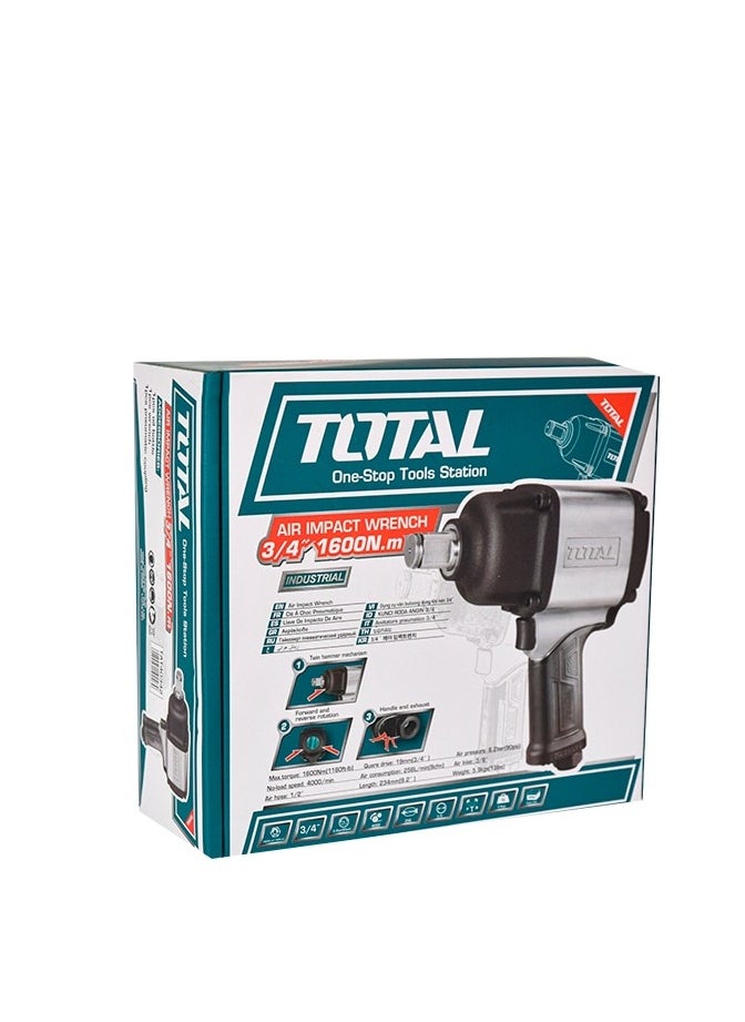Total Air Impact Wrench TAT40342, 3/4