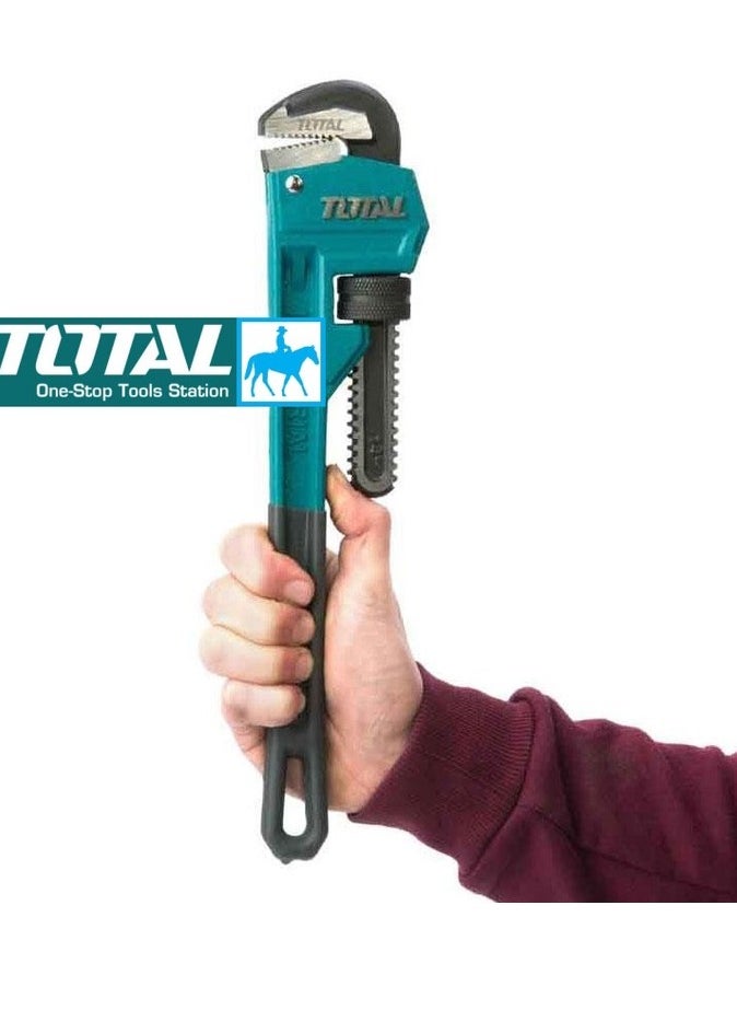 Total 18-Inch Pipe Wrench - Heavy-Duty Tool for Pipe Installation and Repair (Max Clamping Diameter: 60mm)