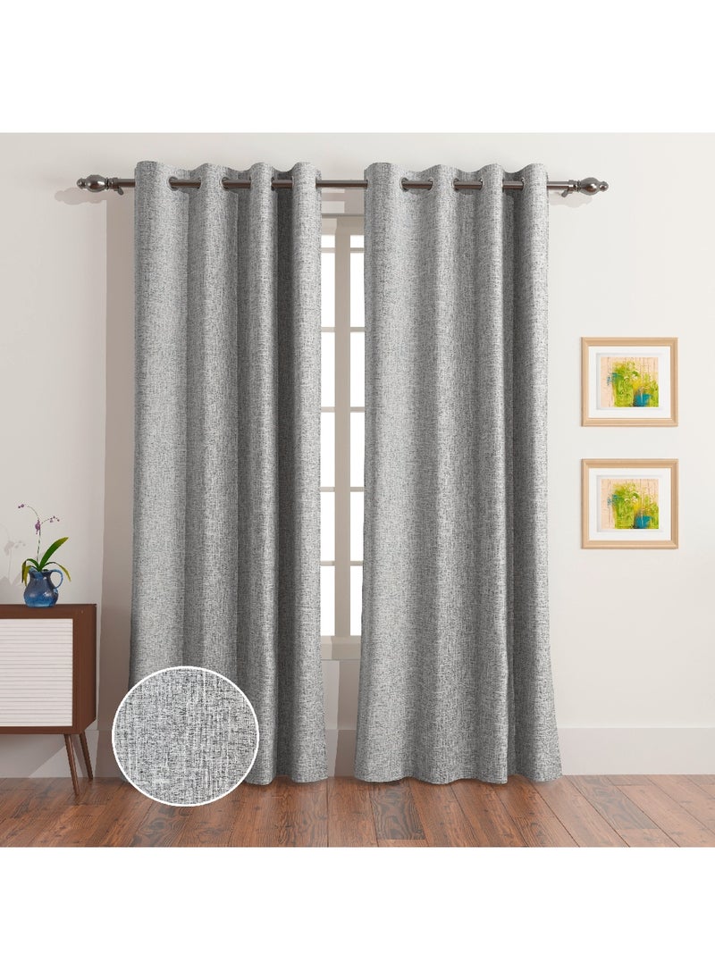 Daisy 2-Piece Jacquard Curtain Set 300 x 140 cm