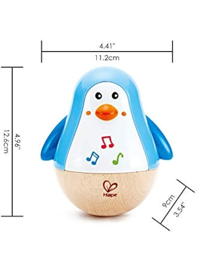 Penguin Musical Wobbler | Colorful Wobbling Melody Penguin, Roly Poly Toy For Kids 6 Months+