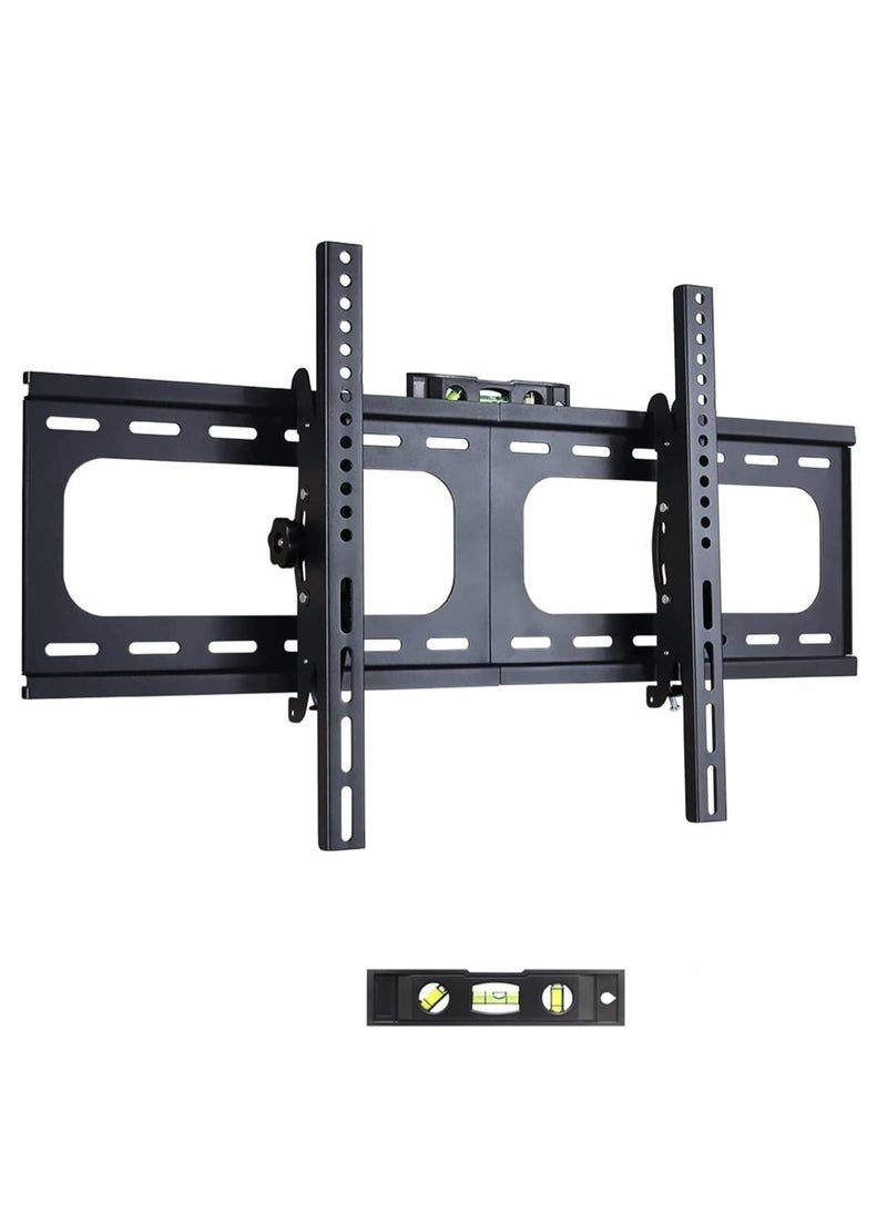 Fixed TV Wall Mount Bracket, Universal Tilt TV Heavy Duty Wall Mount Adjustable TV Stand for LED LCD OLED Plasma TV with Super Strong 50kg Weight Capacity VESA up to 700 x 400