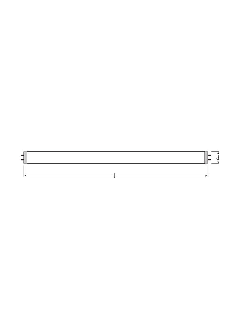 Osram/ Ledvance Fluorescent Tube Light Basic T8 L 58 Watts 4000k Cool White 1.5 m- Pack of 10