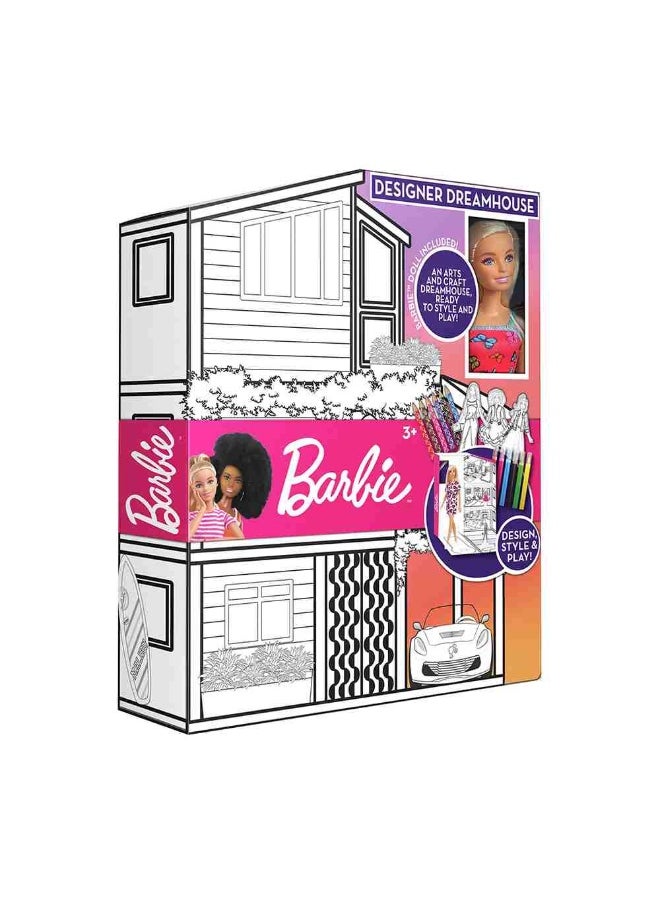 Barbie Designer Dreamhouse DIY Kit with Doll (33 cm)