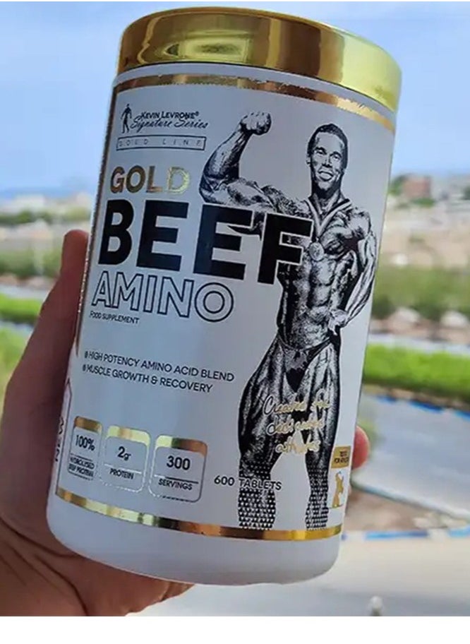 Gold Beef Amino Food Supplement 600 Tablets