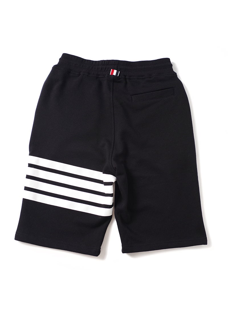 Summer TB Style Cotton Shorts Unisex Black