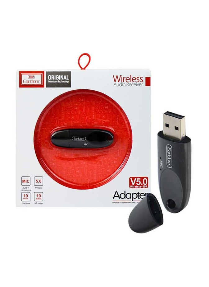 Earldom ET-M40 V5.0 Wireless Portable USB Bluetooth Audio Music Receiver Adapter