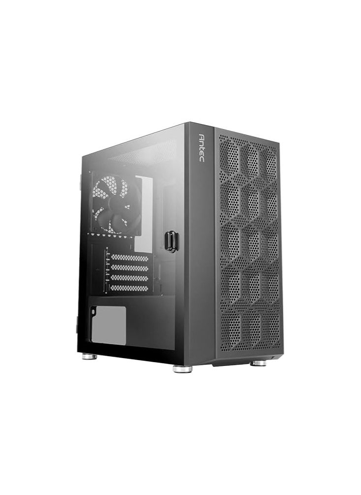 Antec NX200 M, Micro-ATX Tower, Mini-Tower Computer Case with 120mm Rear Fan Pre-Installed, Mesh Design in Front Panel Ventilated Airflow, NX Series