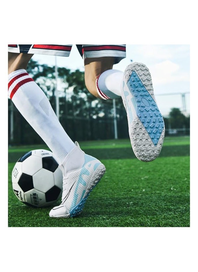 Soccer Shoes for Football High-Top Shoes Indoor/Outdoor Competition/Training/Athletic Big Boy's Sneakers