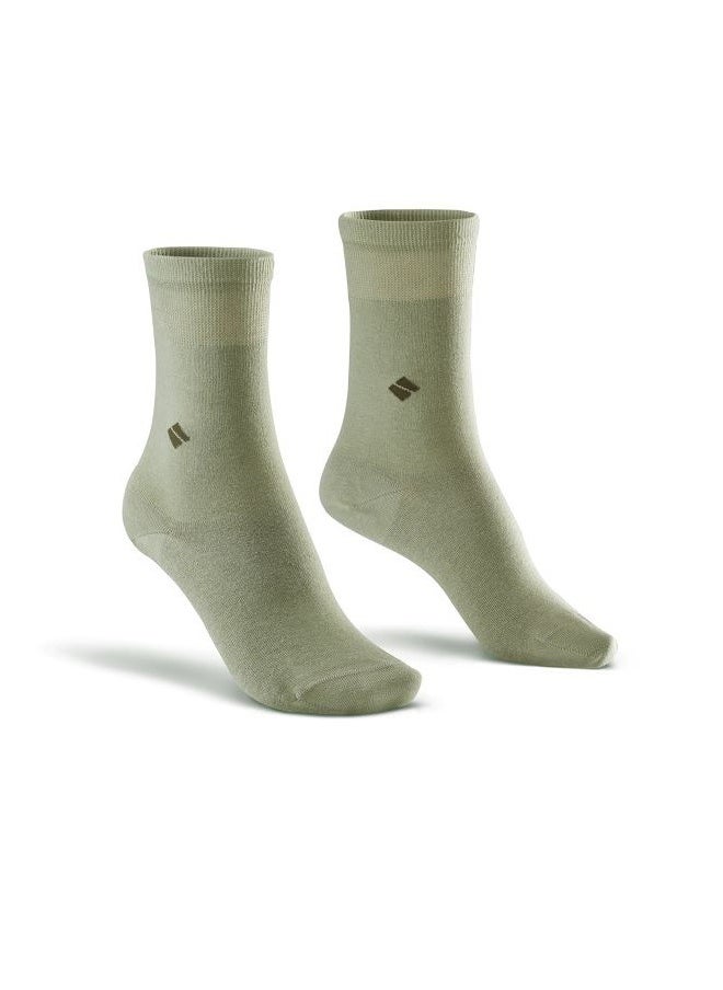 Silver Active Crew Socks