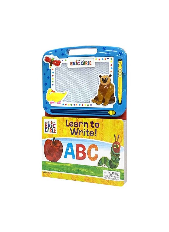 Eric Carle Abc Learning Series Drawing Board Book With Magnetic Pad