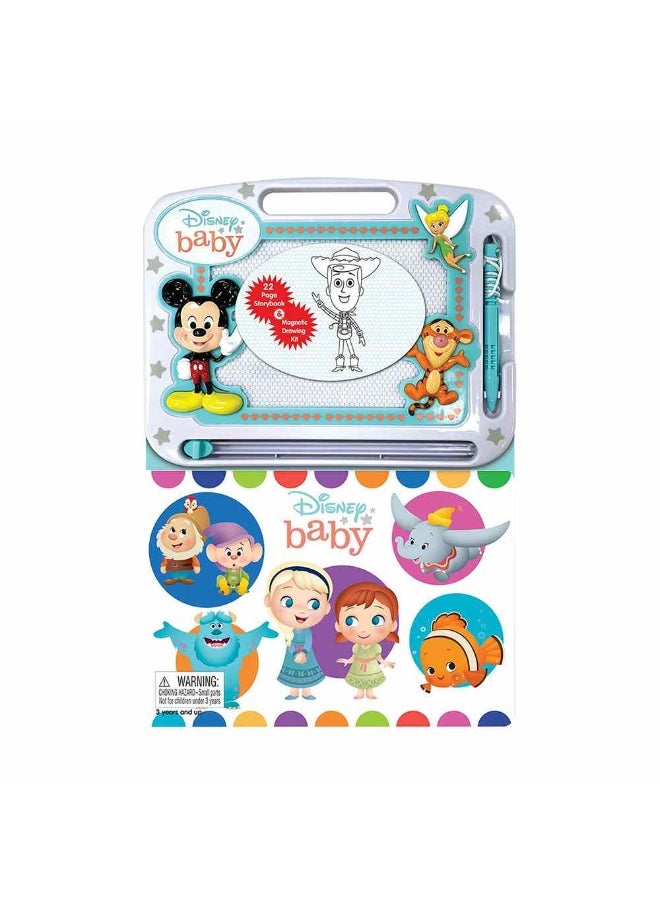 Disney Baby Learning Series Drawing Board Book With Magnetic Pad