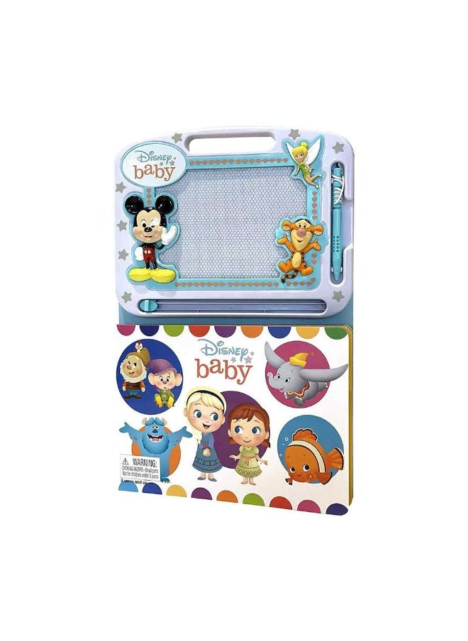 Disney Baby Learning Series Drawing Board Book With Magnetic Pad