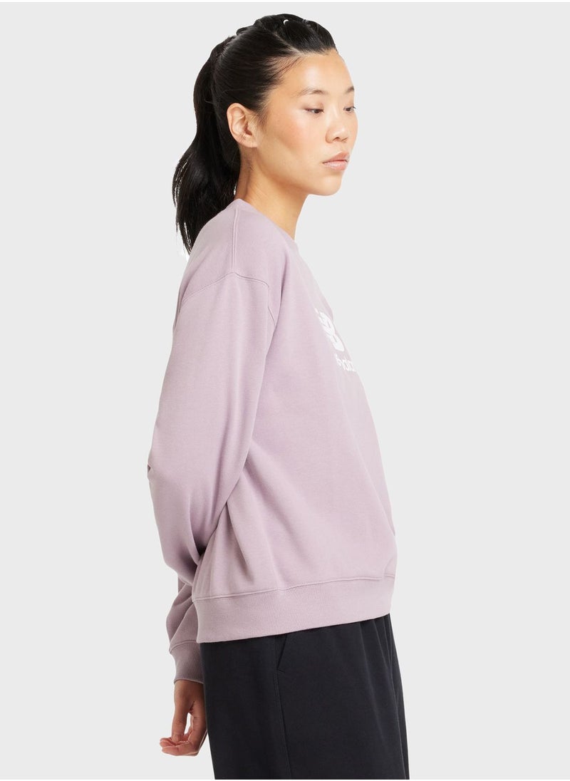 Essential French Terry Logo Sweatshirt