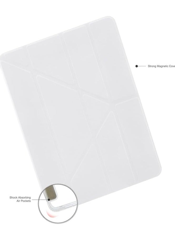 Origami No1 for Apple iPad Pro 11 inch case (2024) M4 Smart Cover with 5 in 1 stand - White