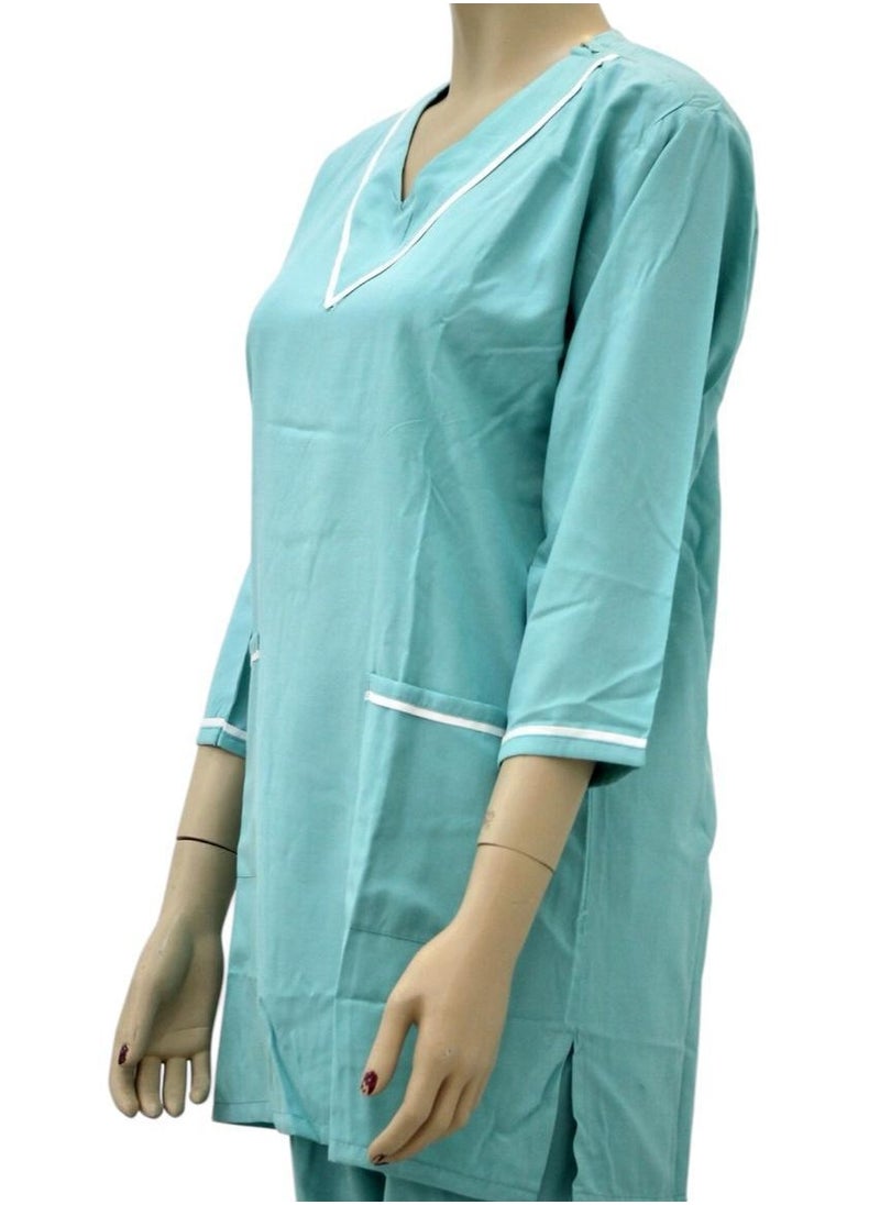 Housemaid Uniform Maid Nanny Scrub Suit 3 piece set