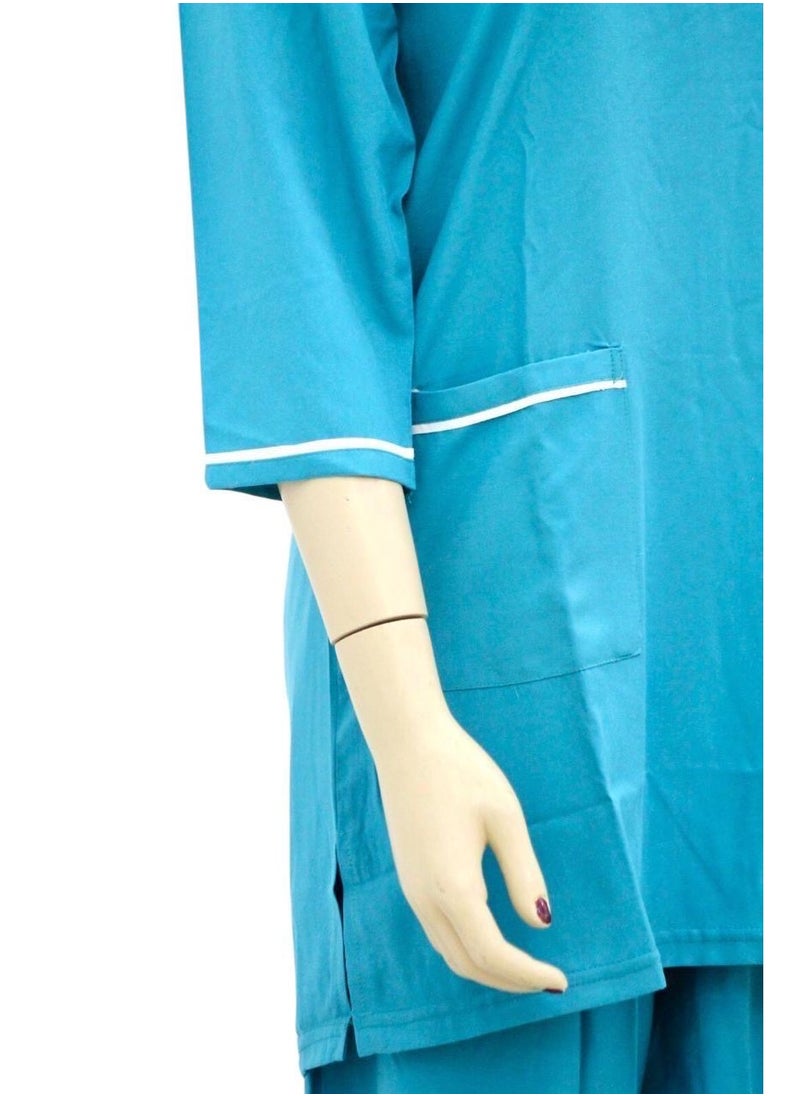 Housemaid Uniform Maid Nanny Scrub Suit 3 piece set