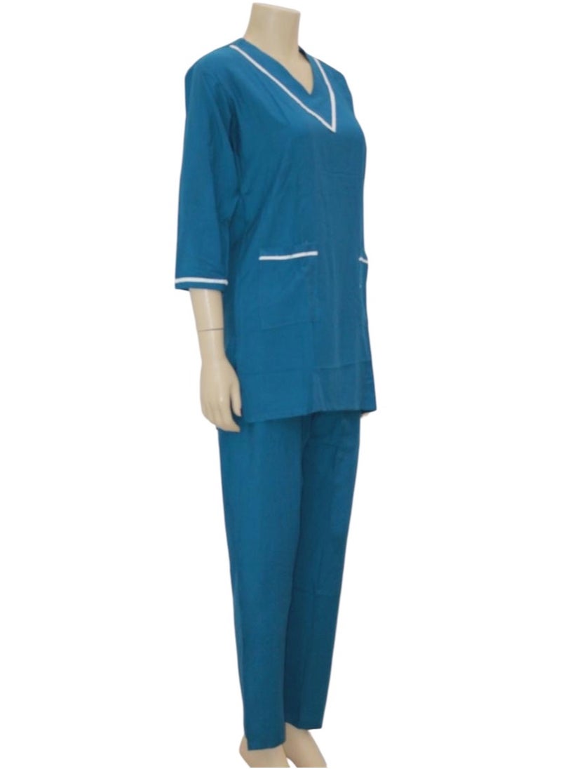 Housemaid Uniform Maid Nanny Scrub Suit 3 piece set