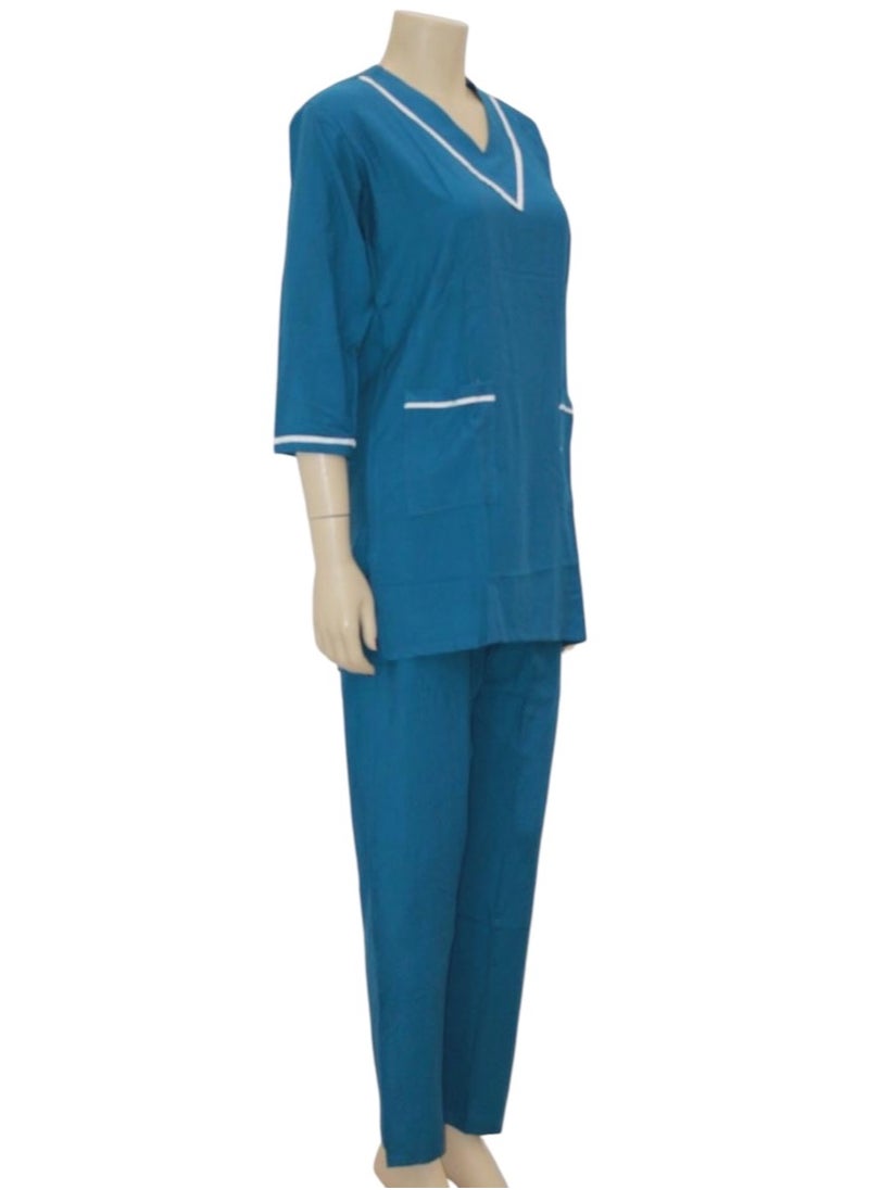 Housemaid Uniform Maid Nanny Scrub Suit 3 piece set